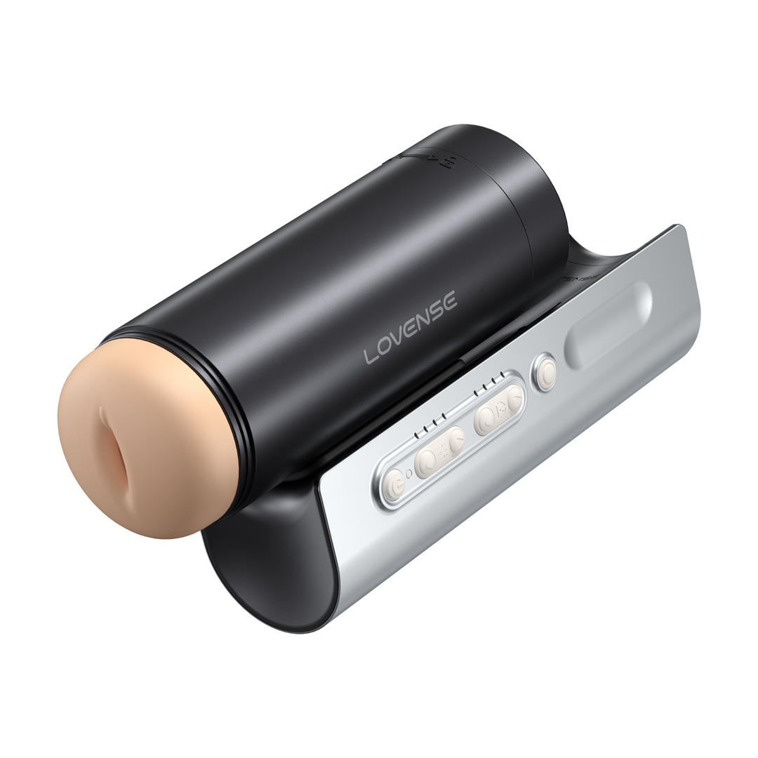 Solace Pro - App-gestuurde Automatische Mannelijke Stroker - Zwart - Afbeelding 3