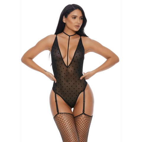 Sweet Dot - Teddy with Garter Belt - L