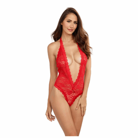 Teddy Diamond - One Size - Rood