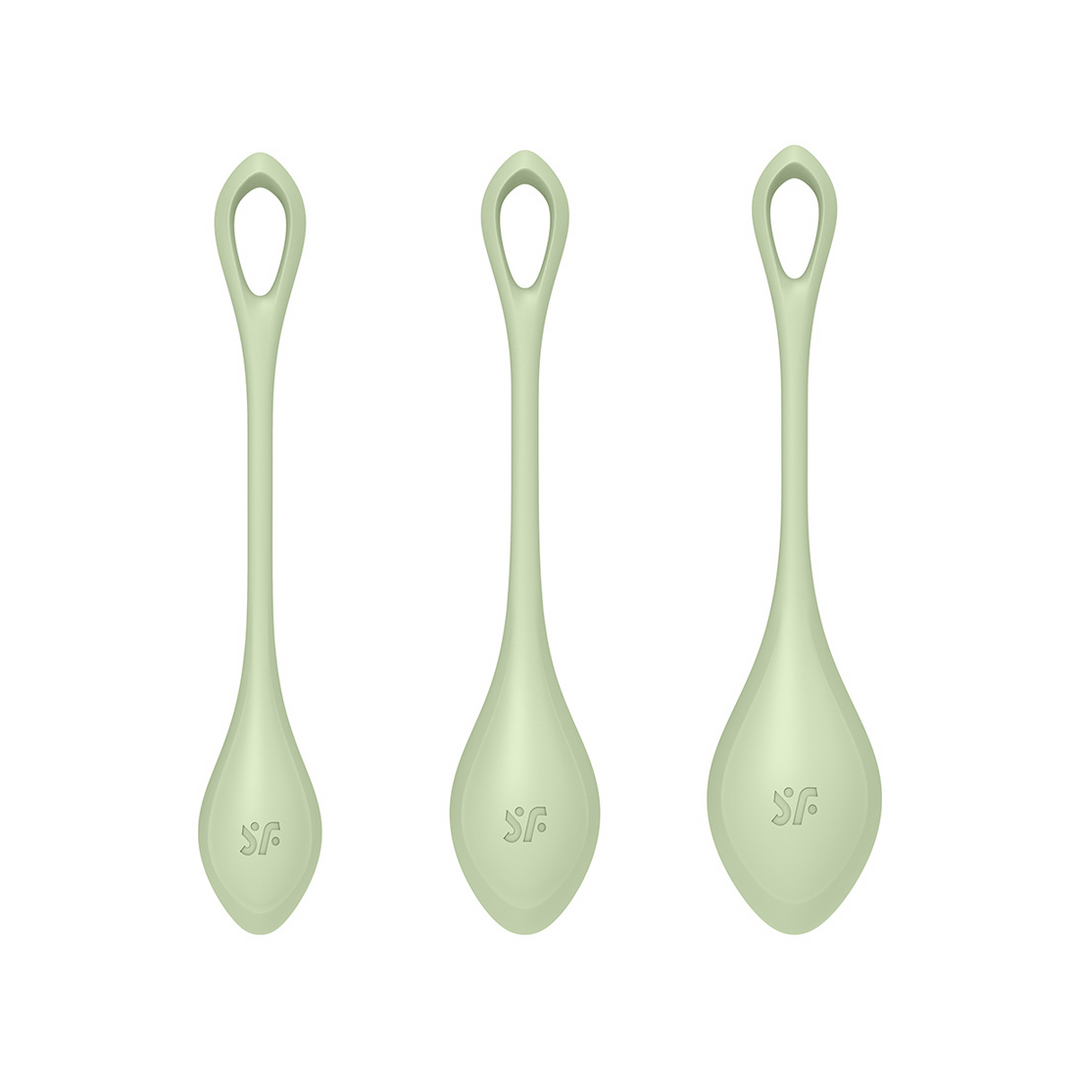 Yoni Power 2 - Kegel Balls Set - Lichtgroen - Afbeelding 3