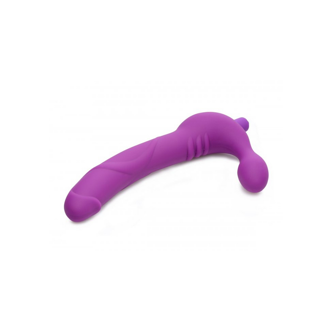 Royal Rider - Vibrerende Siliconen Strapless Strap-On - Afbeelding 3
