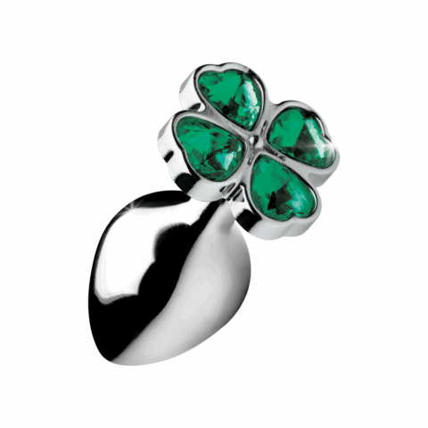 Lucky Clover Gem - Butt Plug - Medium Geluksklaver edelsteen - Butt Plug - Medium