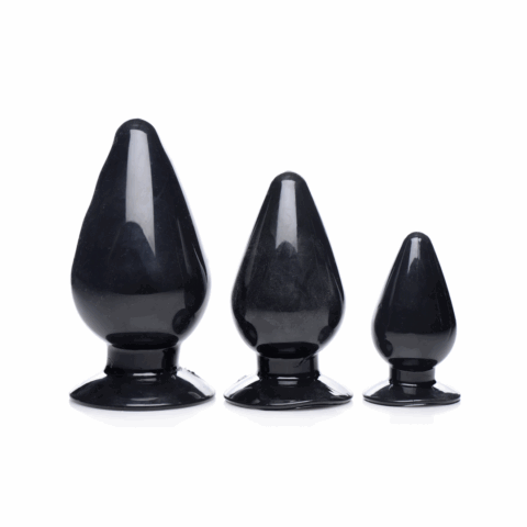 Driehoeksconussen - Anale Plug Set - 3 Stuks