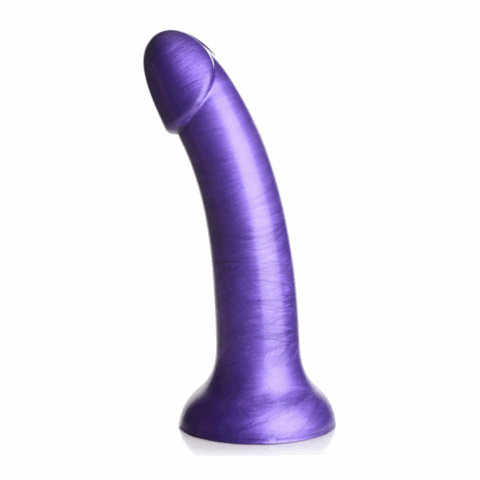 G-Tastic - Metal Silicone Dildo - 7 / 17,8 cm
