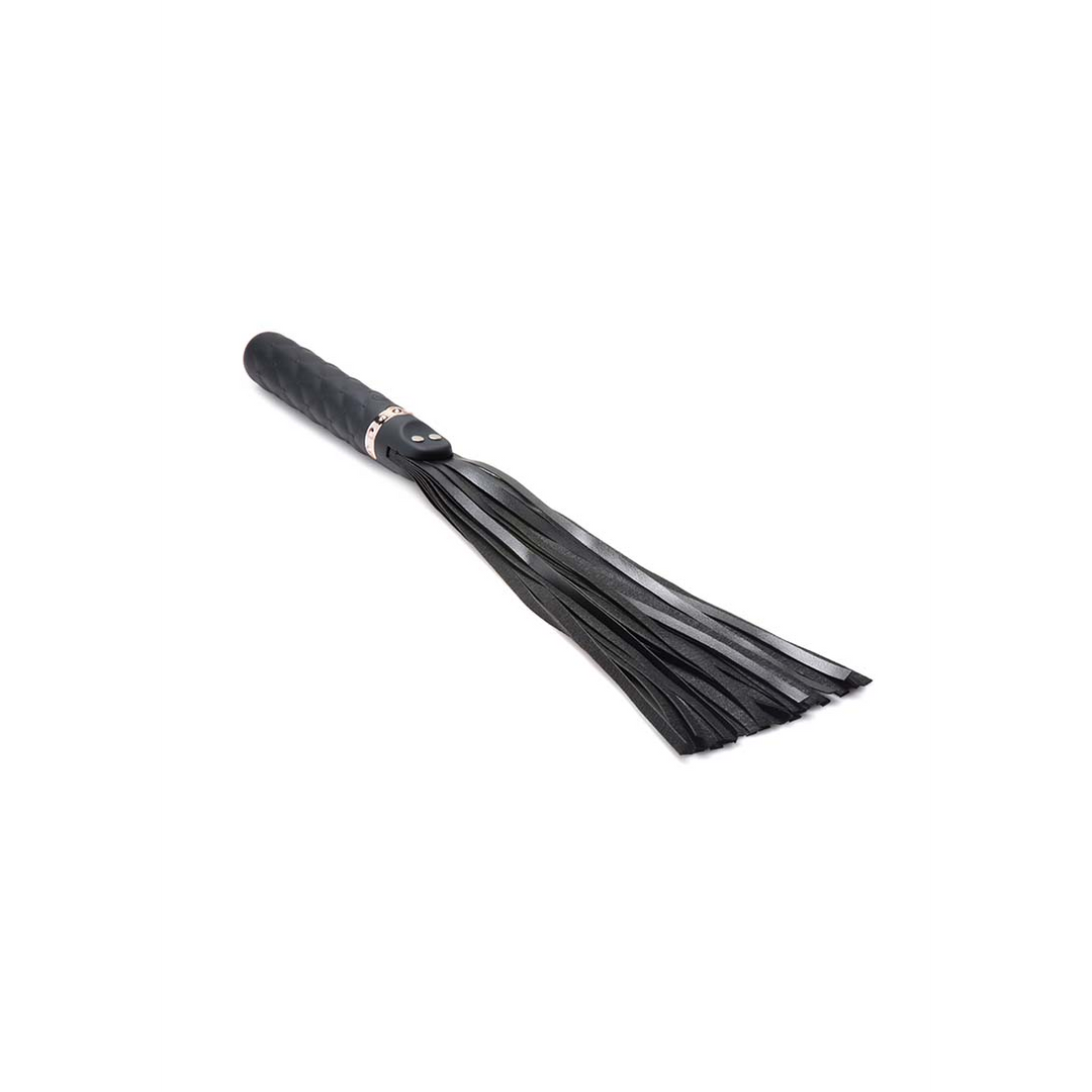 Vibra-Lasher - Vibrerende Silicone Dildo Flogger - Afbeelding 3