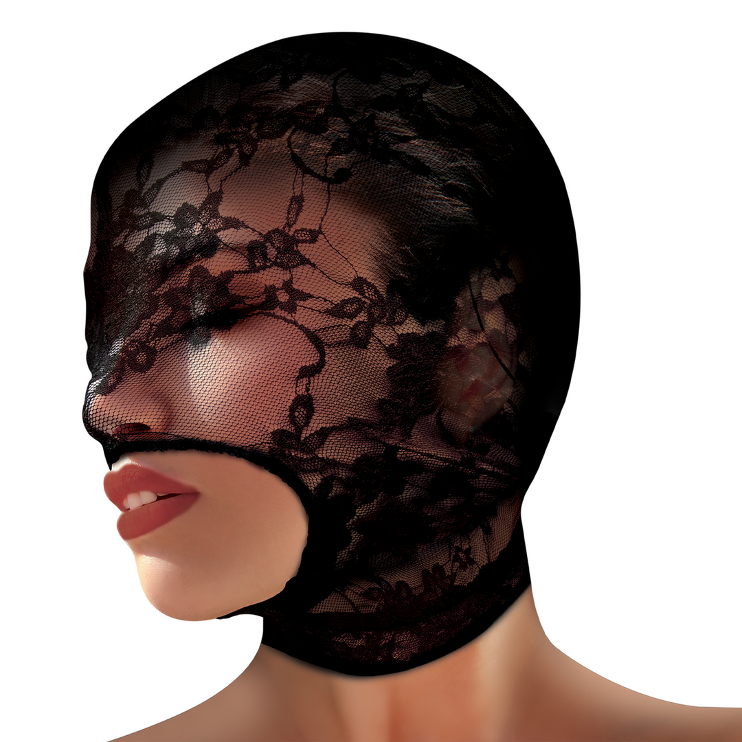 Lace Seduction - Kanten Bondage Masker - Afbeelding 3