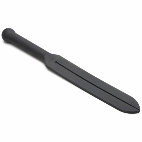 Stung Silicone Tawse - Zwart