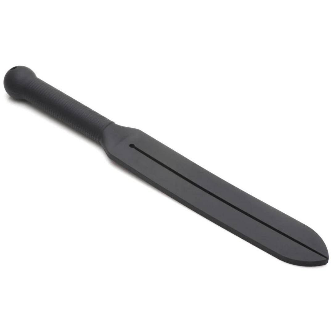 Stung Silicone Tawse - Zwart