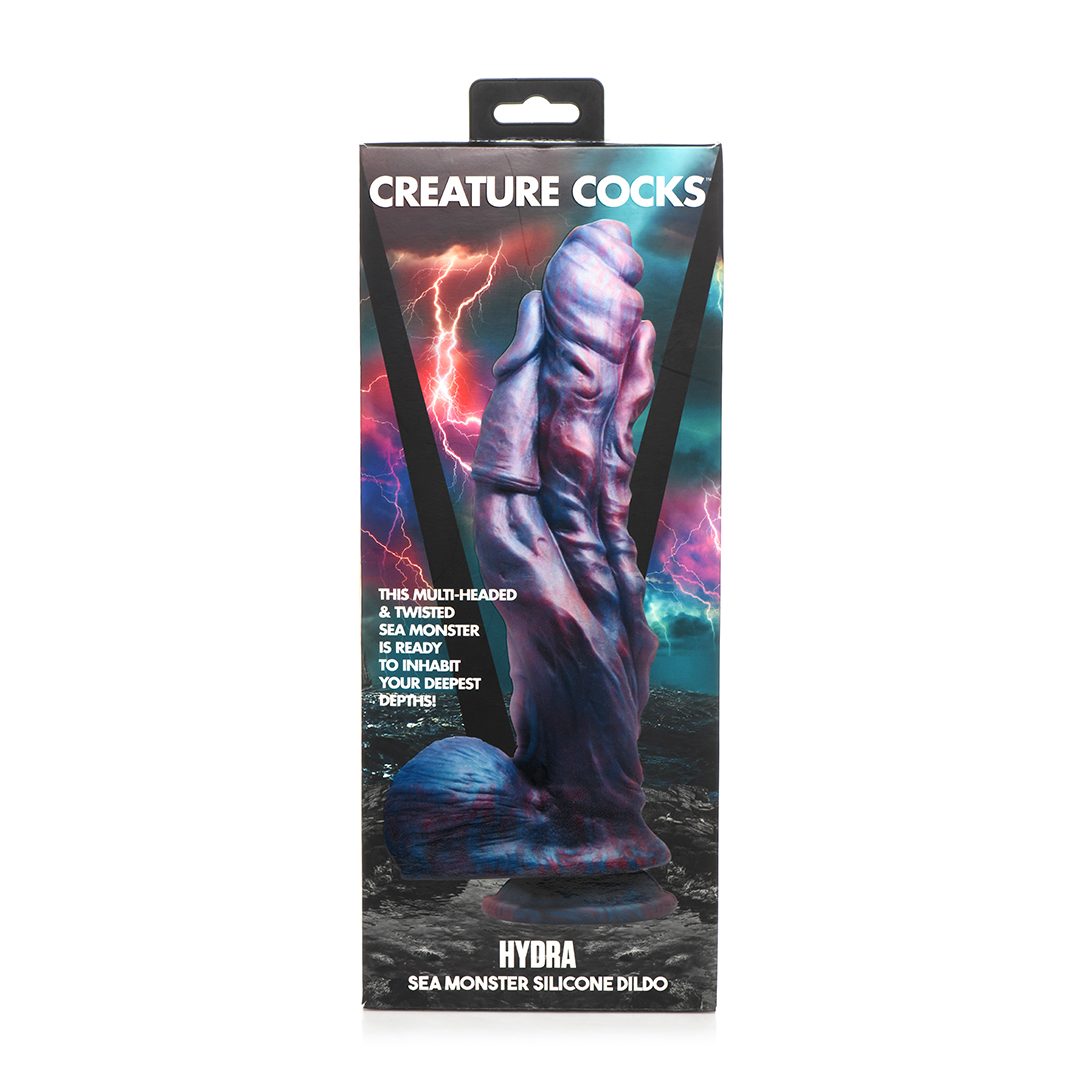 Hydra Sea Monster - Silicone Dildo - Paars - Afbeelding 3