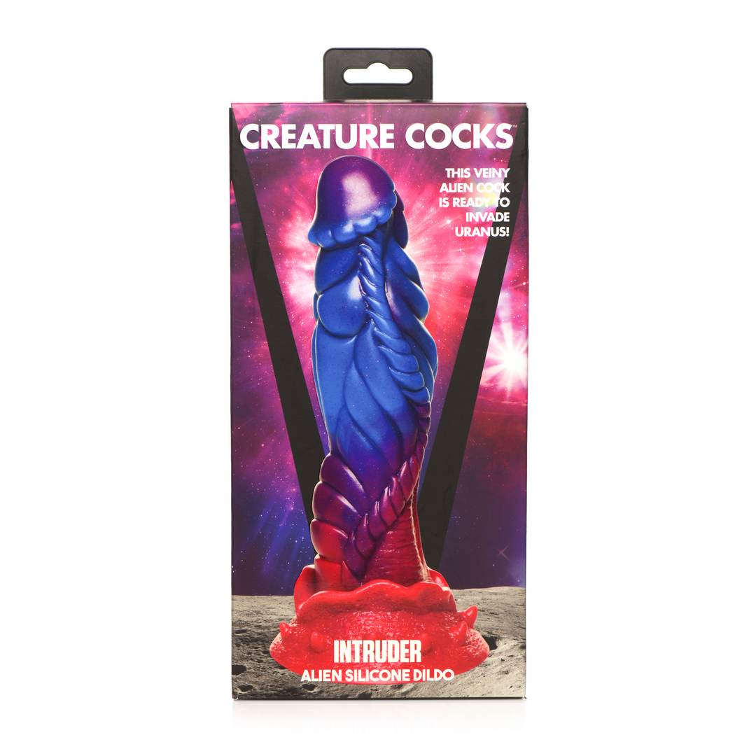 Intruder - Alien Silicone Dildo - Paars - Afbeelding 3