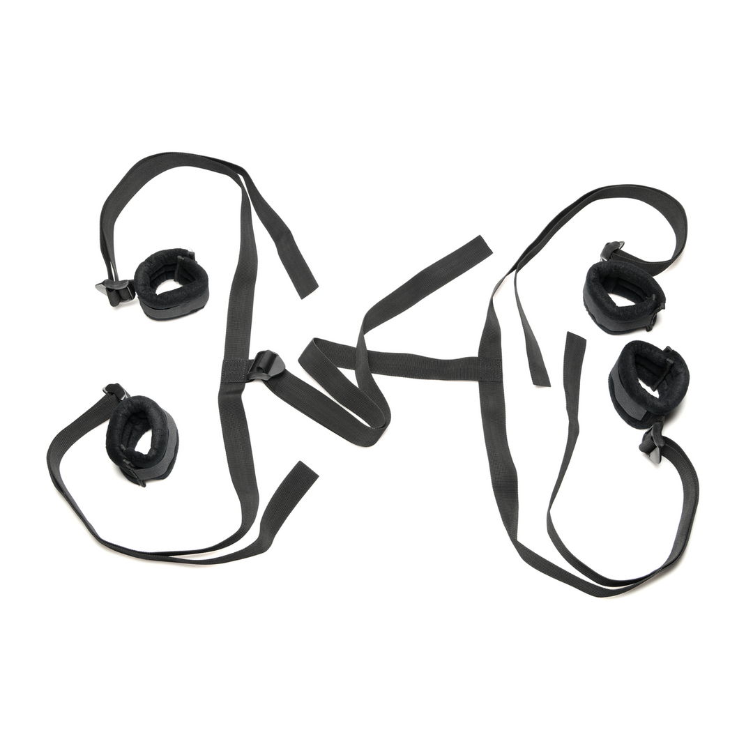 Lover's Bed Restraint System - Zwart