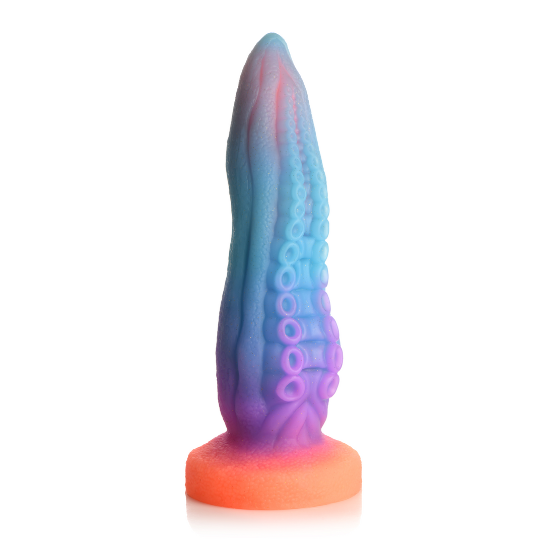 Tenta-Cock - Glow-in-the-Dark Siliconen Dildo - Afbeelding 2