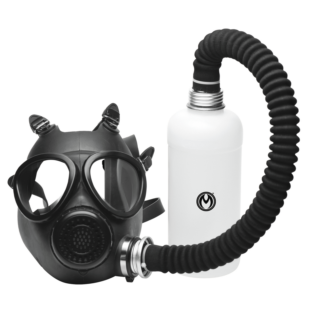 Inhalator - Gasmasker met Fles - Zwart