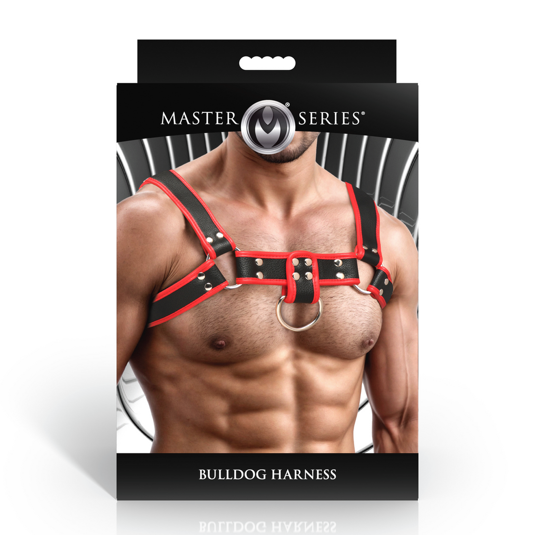 Bulldog Harnas - Rood - Afbeelding 3