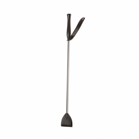 Zweep met brede punt