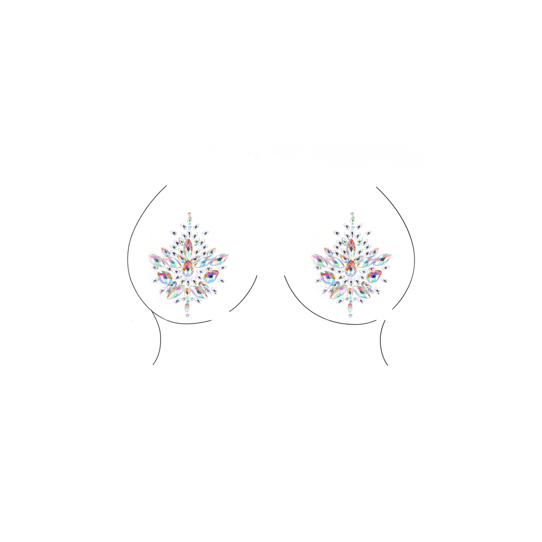 Stralende Nipple Bling Sticker