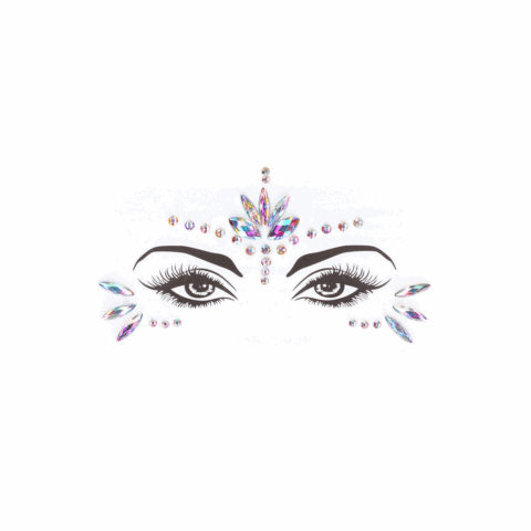 Sprankelende Oogcontact Bling Sticker