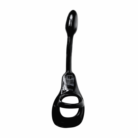 Armor Tug Lock - Cockring met Ball Strap en Butt Plug - Klein