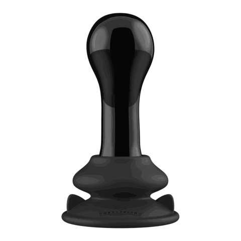Globy - Glazen Vibrator met Suction Cup