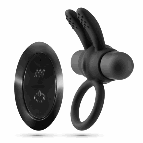 Nacho - Vibrerende Cockring met Afstandsbediening - Zwart