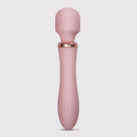 Jinx - Dual Wand Massager met Verwarmingsmodus - Rosé Wijn