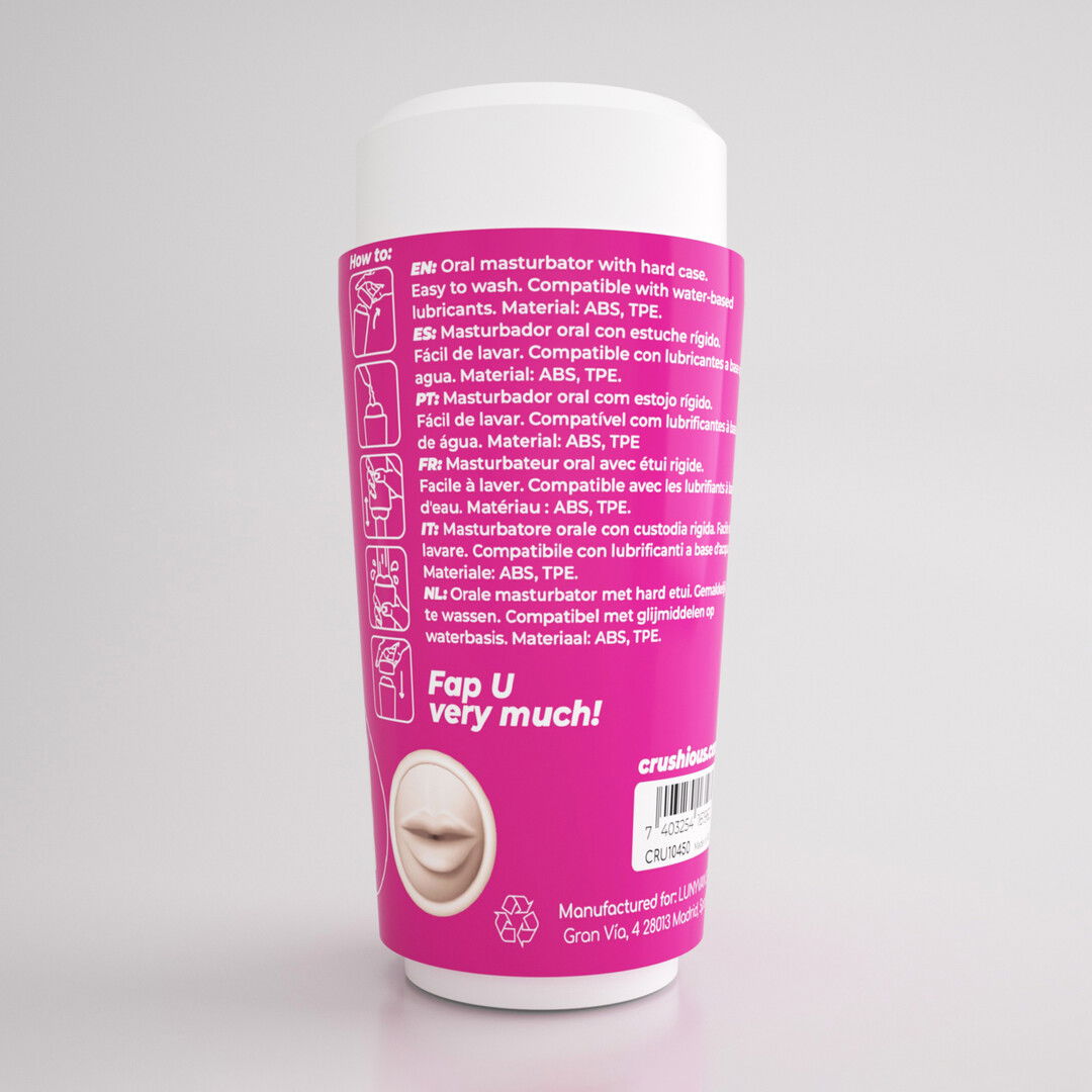 Fappucino Sweet Kiss - Mondmasturbeerkop - Roze - Afbeelding 3