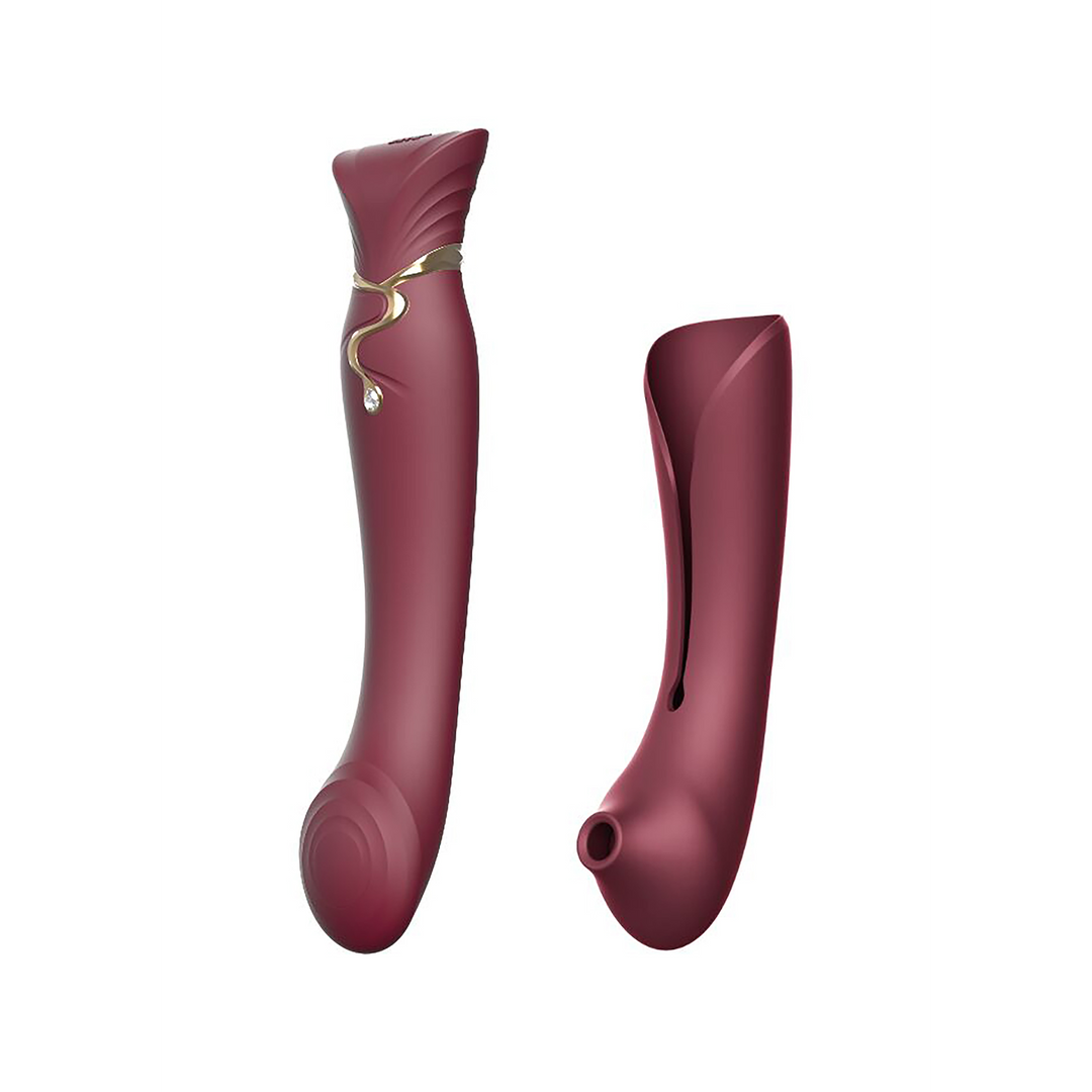 Queen - G-Spot Vibrator en Air Pulse Stimulator - Afbeelding 3