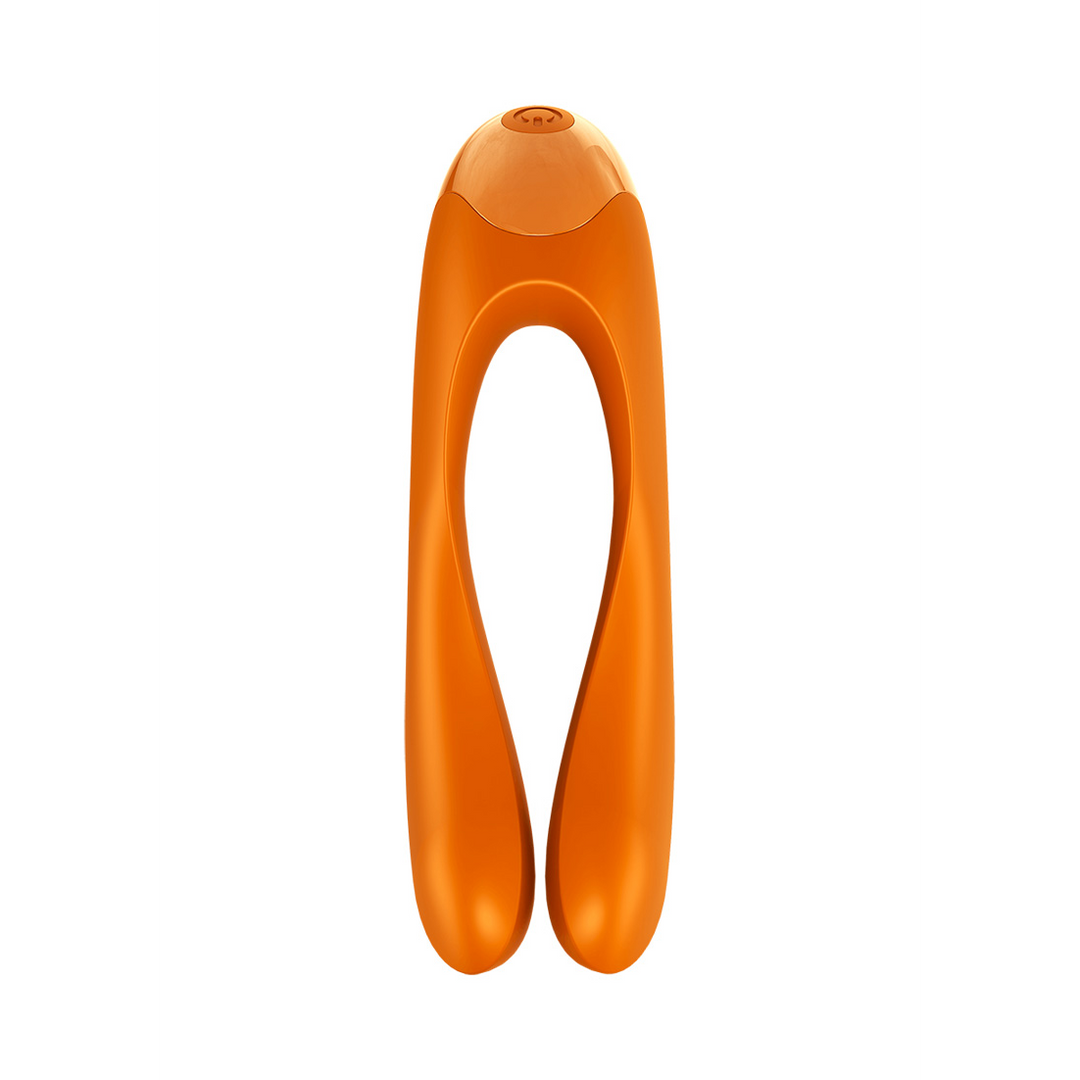 Candy Cane - Vinger Vibrator voor Intieme Zones - Oranje - Afbeelding 3