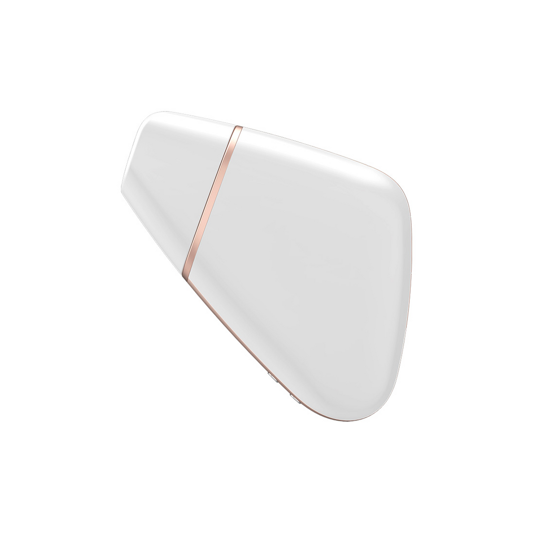 Love Triangle - Luchtpulserende Stimulator en Vibratie - Wit - Afbeelding 3