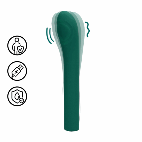 Pulse Wave G-Spot Vibrator - Groene Kristal