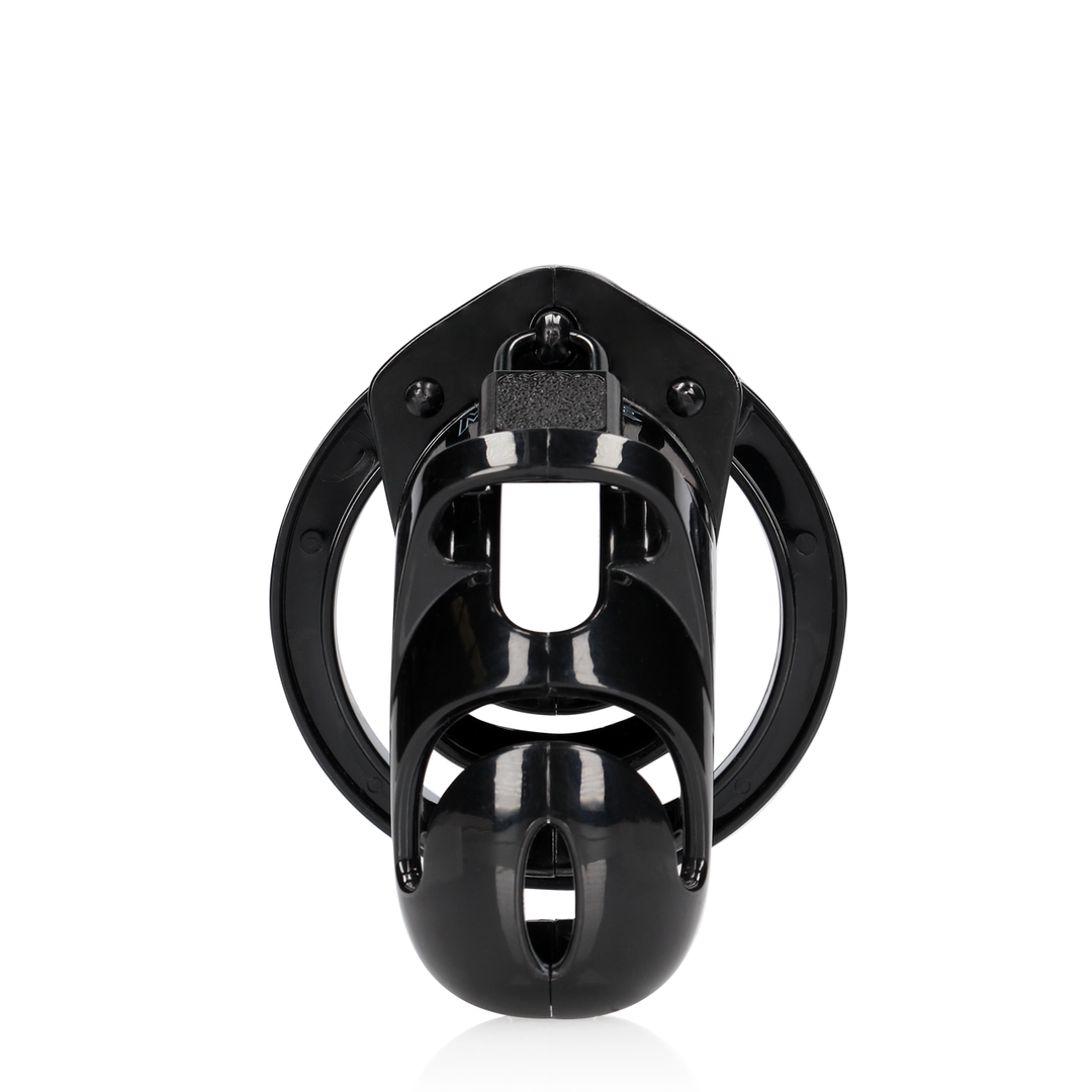 Model 25 - Chastity Cage - 3.5'' / 9 cm - Zwart - Afbeelding 3