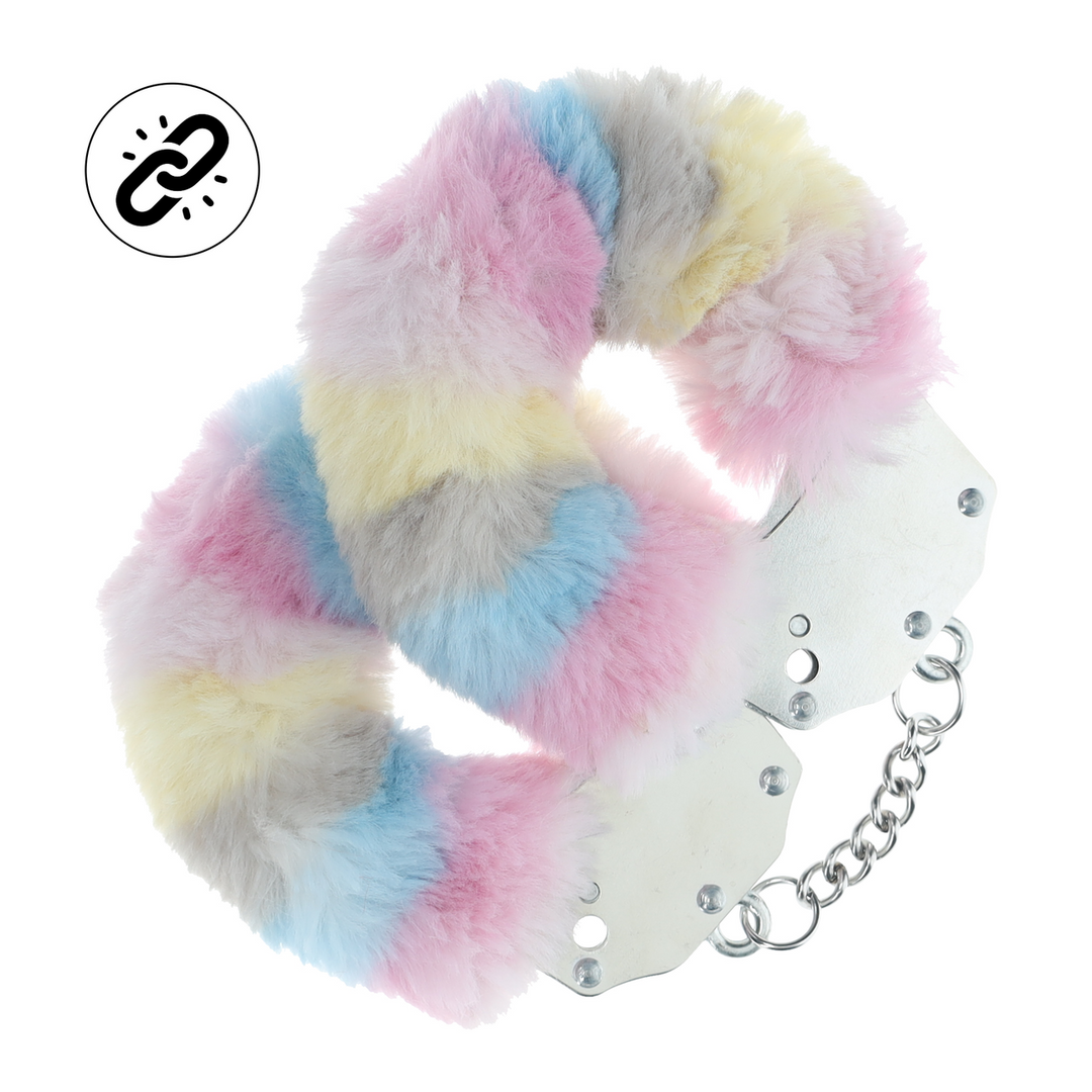 Zware Fluffy Handboeien - Multicolor 2