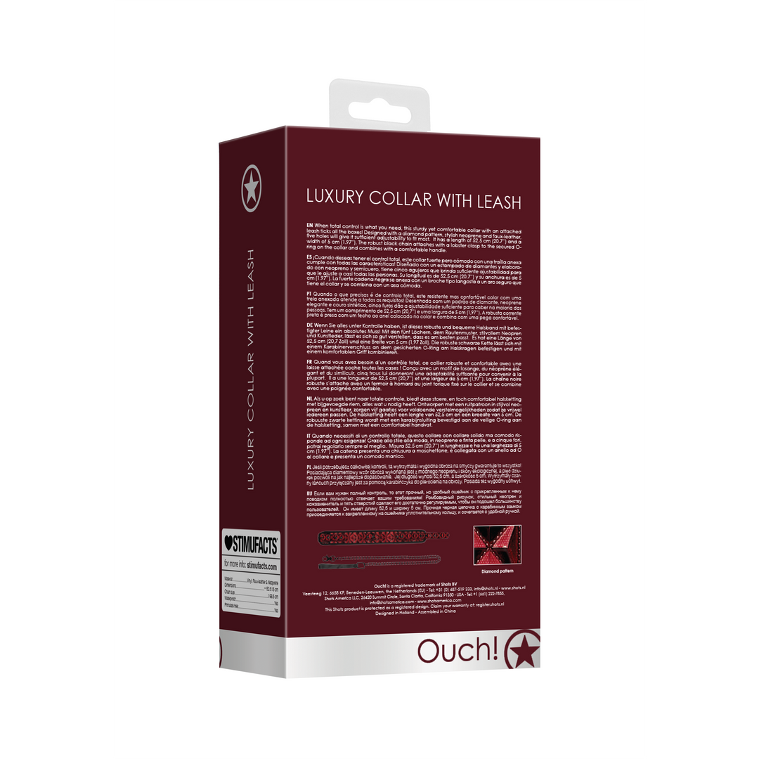 Halsband met Leash - Afbeelding 3