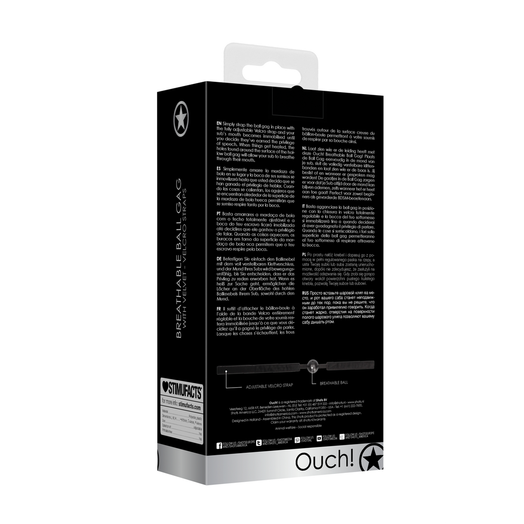 Verstelbare Ademende Gag - Afbeelding 3