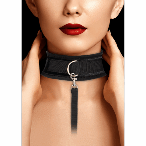 Velvet Verstelbare Halsband met Lijn