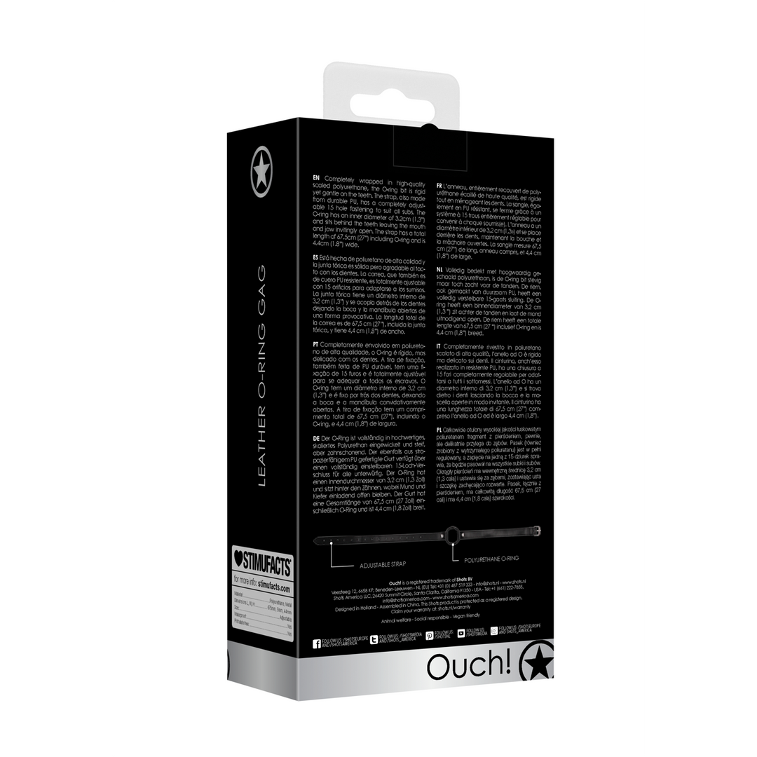 Wikkel O-Ring Gag - Afbeelding 3