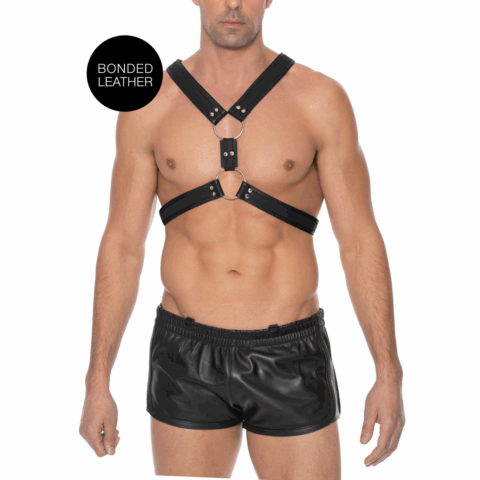 Schotse Leren Harnas - S/M