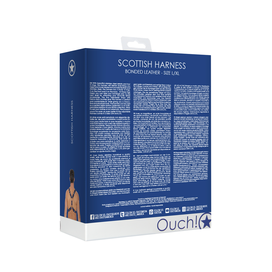 Schotse Leren Harnas - L/XL - Afbeelding 3