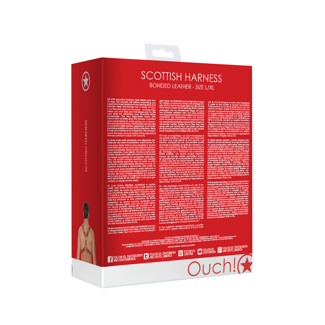 Schotse Leren Harnas - L/XL - Afbeelding 3