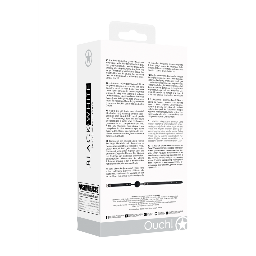 Silicone Ball Gag - Afbeelding 3