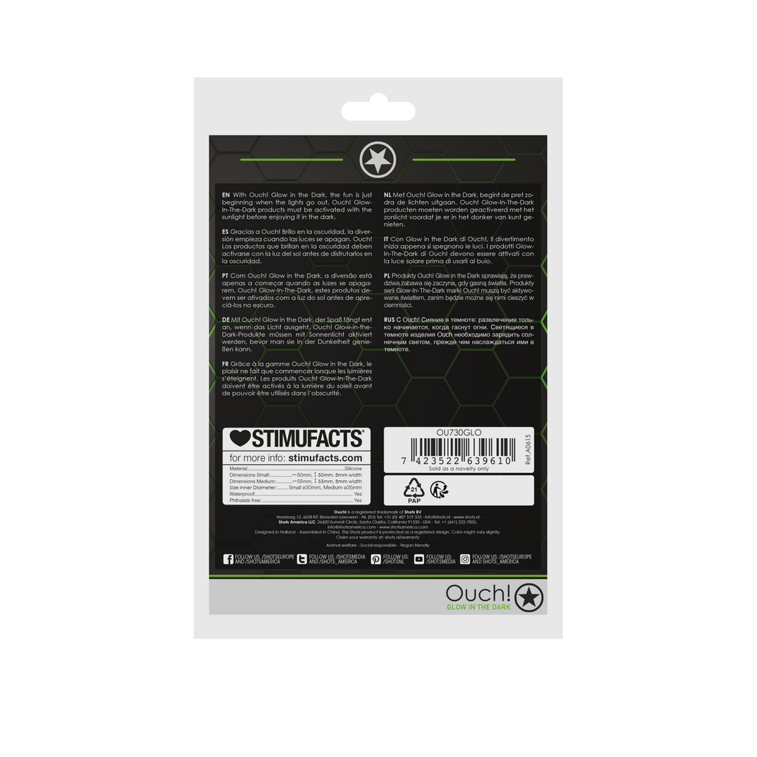 Cockring Set - Glow in the Dark - 2 Stuks - Afbeelding 3