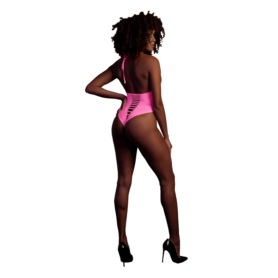 High-Cut Body - One Size - Neon Pink - Afbeelding 3