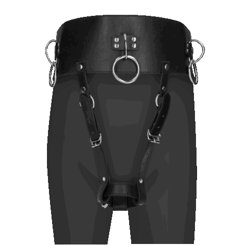 Riem met Vibrator Houder - Zwart