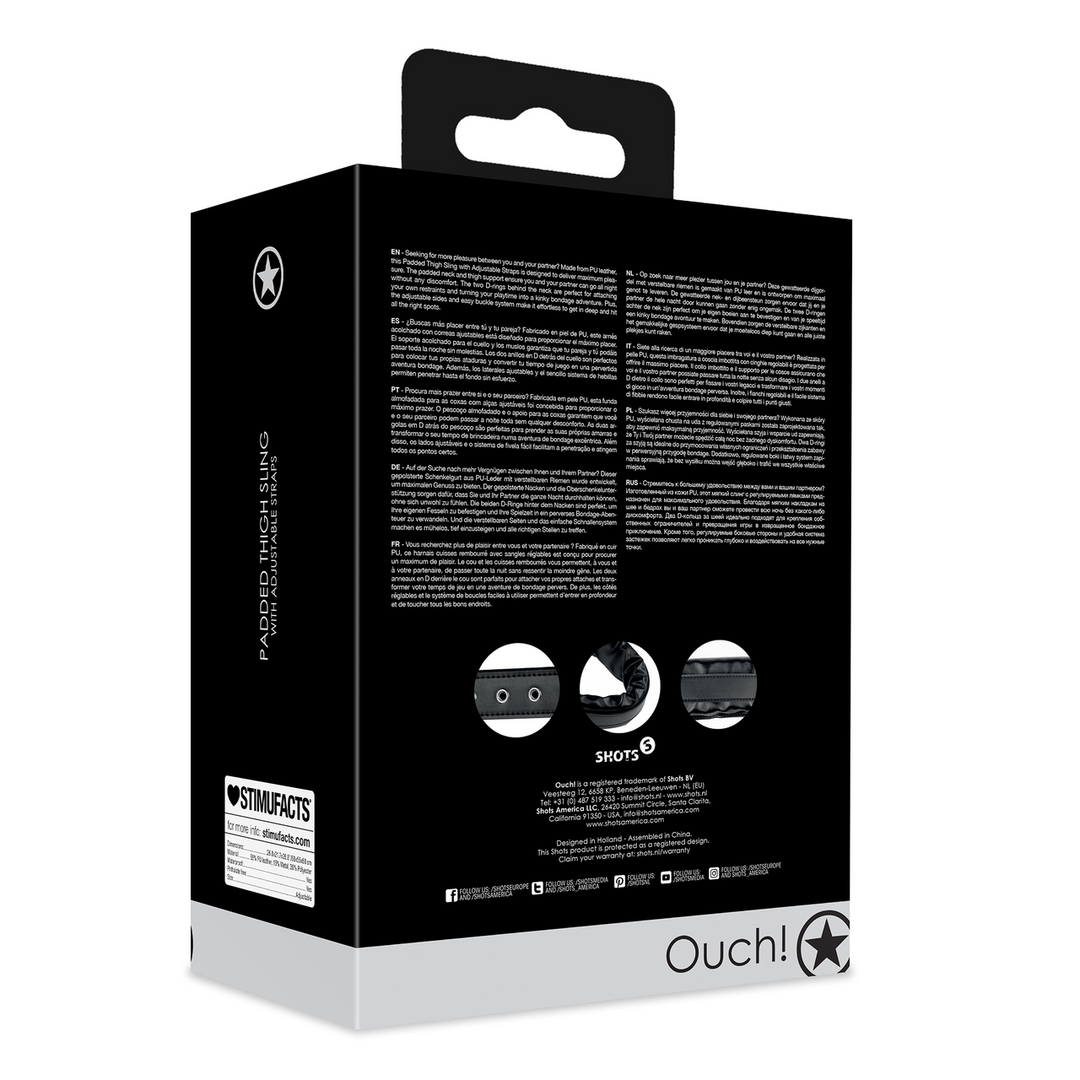 Gevoerde Dijslip met Verstelbare Bandjes - Zwart - Afbeelding 3