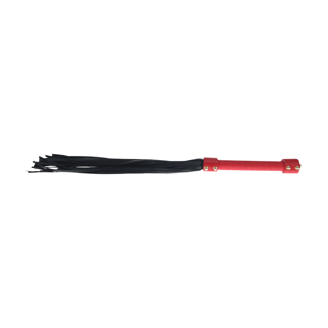 Milan Collectie - Flogger - Zwart/Rood - Afbeelding 3