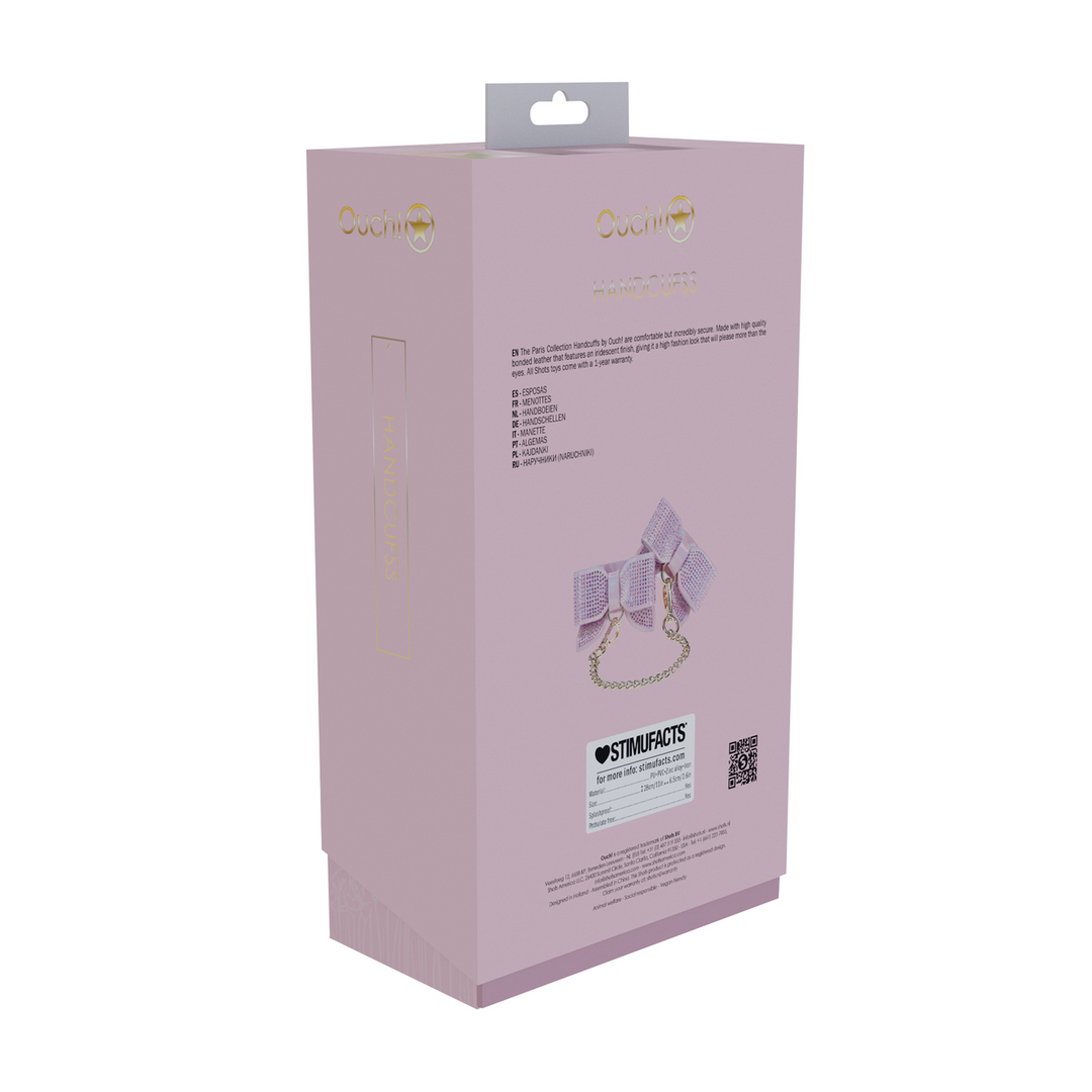 Parijs Collectie - Handboeien - Roze - Afbeelding 3
