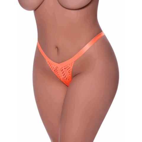 Split Crotch Thong - 2X - Oranje