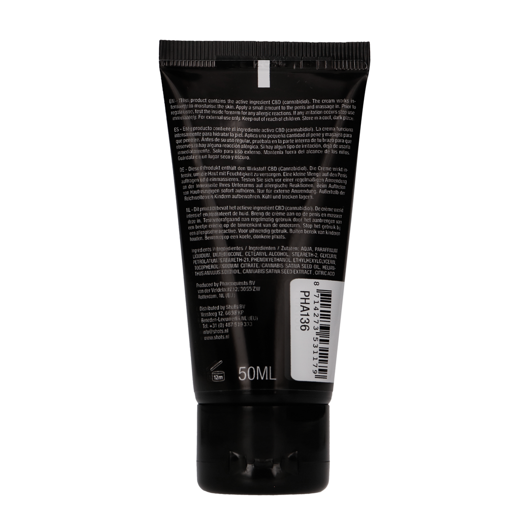 CBD Cannabis Masturbatiecrème voor Hem - 2 fl oz / 50 ml - Afbeelding 3