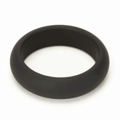 Silicone 42mm Ring - Zwart