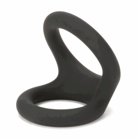 Tri-O Siliconen Ring - Zwart